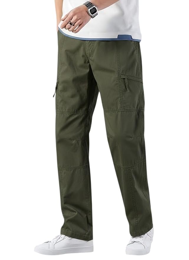 straight fit men cargo - Image 2