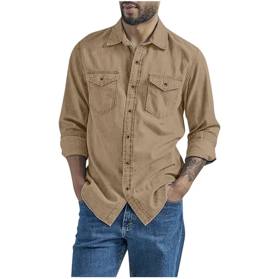 Mans Denim Shirt - Image 2