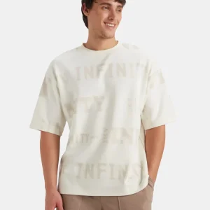 Super Combed Cotton Rich Graphic Printed Oversized T-Shirt